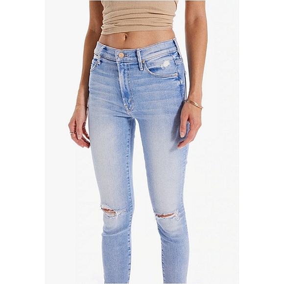 MOTHER - THE STUNNER ZIP ANKLE STEP CHEW in POISONED PETALS Size 30 - Picture 3 of 15